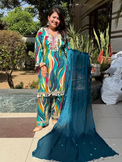 Readymade mirror work farshi salwar 999 11