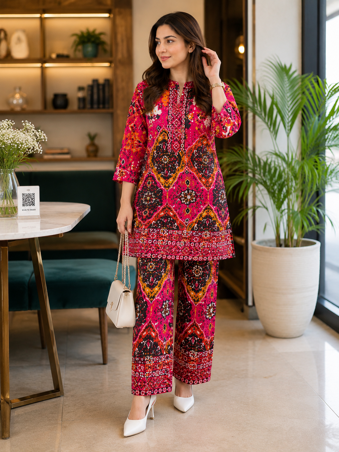 Premium Ethnic Printed Kurta Pant Set