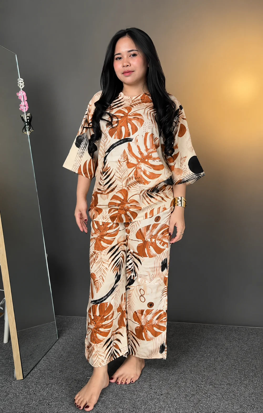 Premium Printed Co-Ord Set for Women | Stylish 2-Piece Outfit