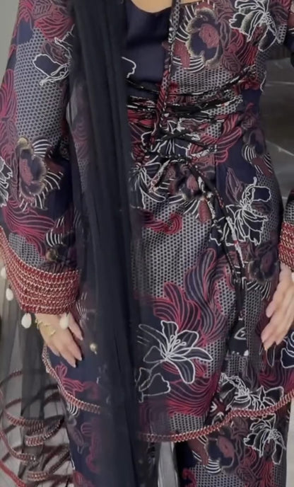 Women Digital Print  Kurta Suit Set
