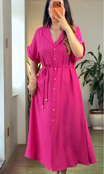 Premium Printed Rayon Dress for Women | Comfortable Summer Wear