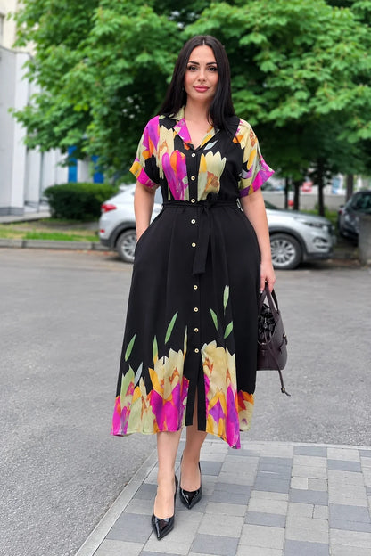 Flora Luxe Imported Rayon Maxi Dress