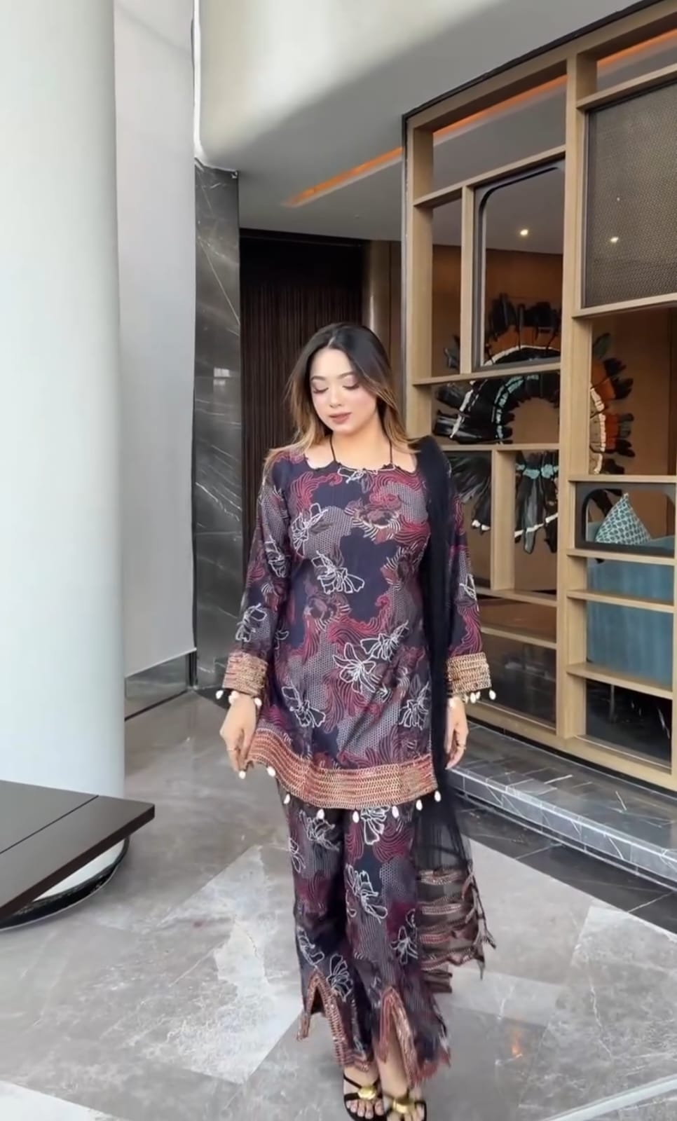 Women Digital Print  Kurta Suit Set