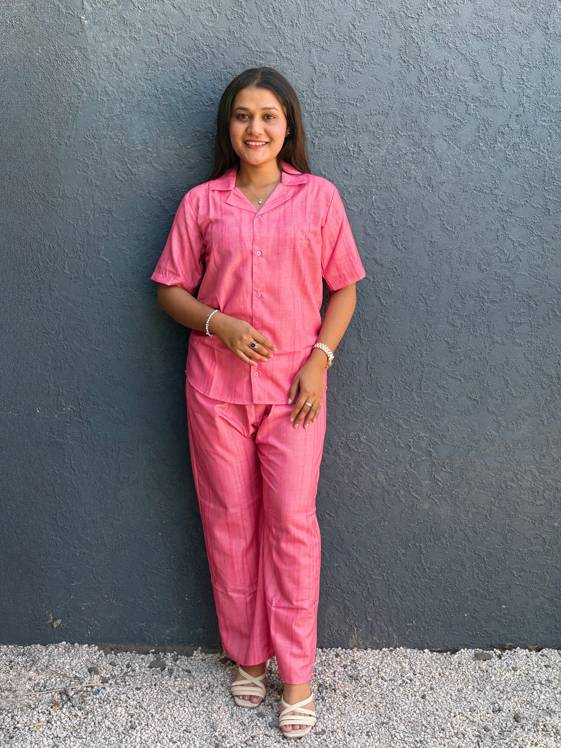 Pure Linen Designer  Co-ord Set