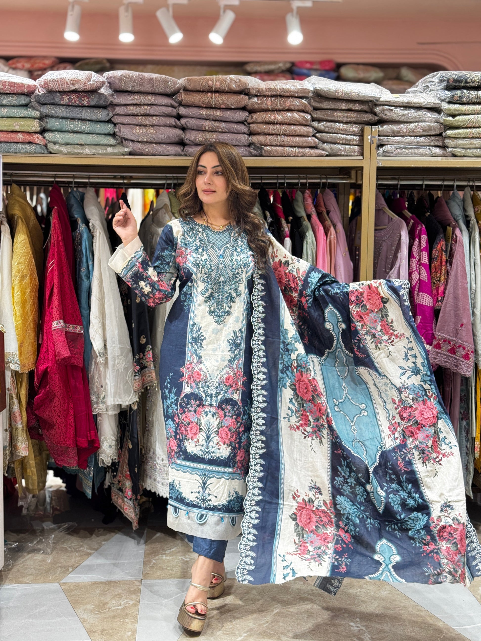 Zoya noor suit - Pakistani lawn cotton