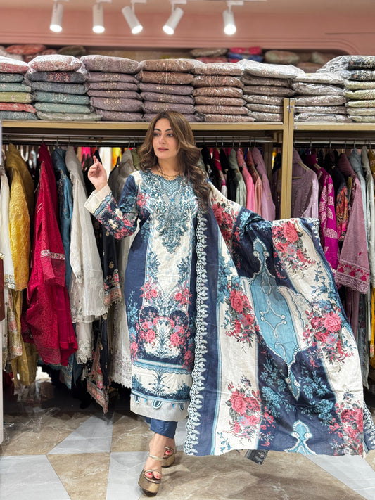 Zoya noor suit - Pakistani lawn cotton