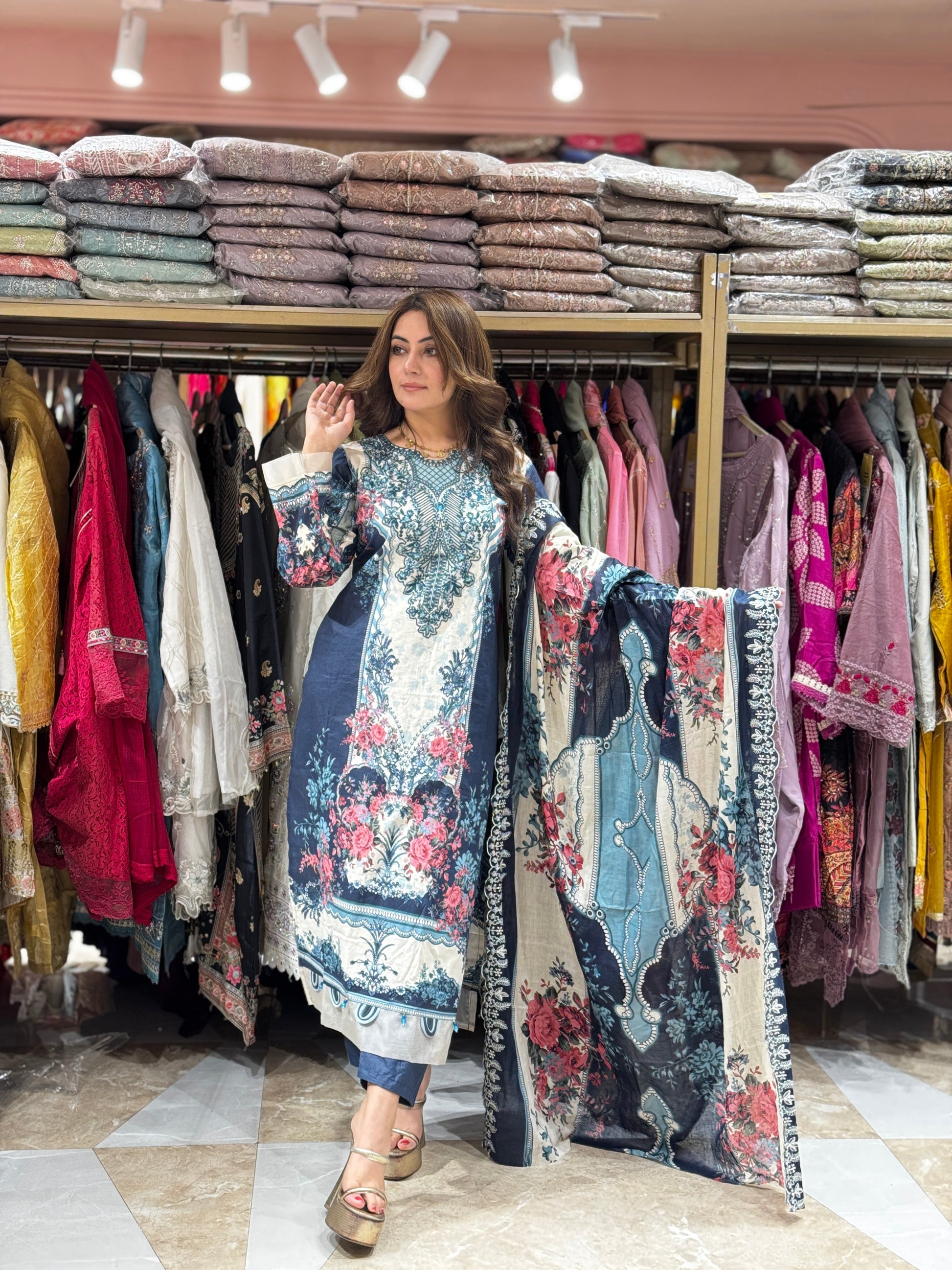 Zoya noor suit - Pakistani lawn cotton