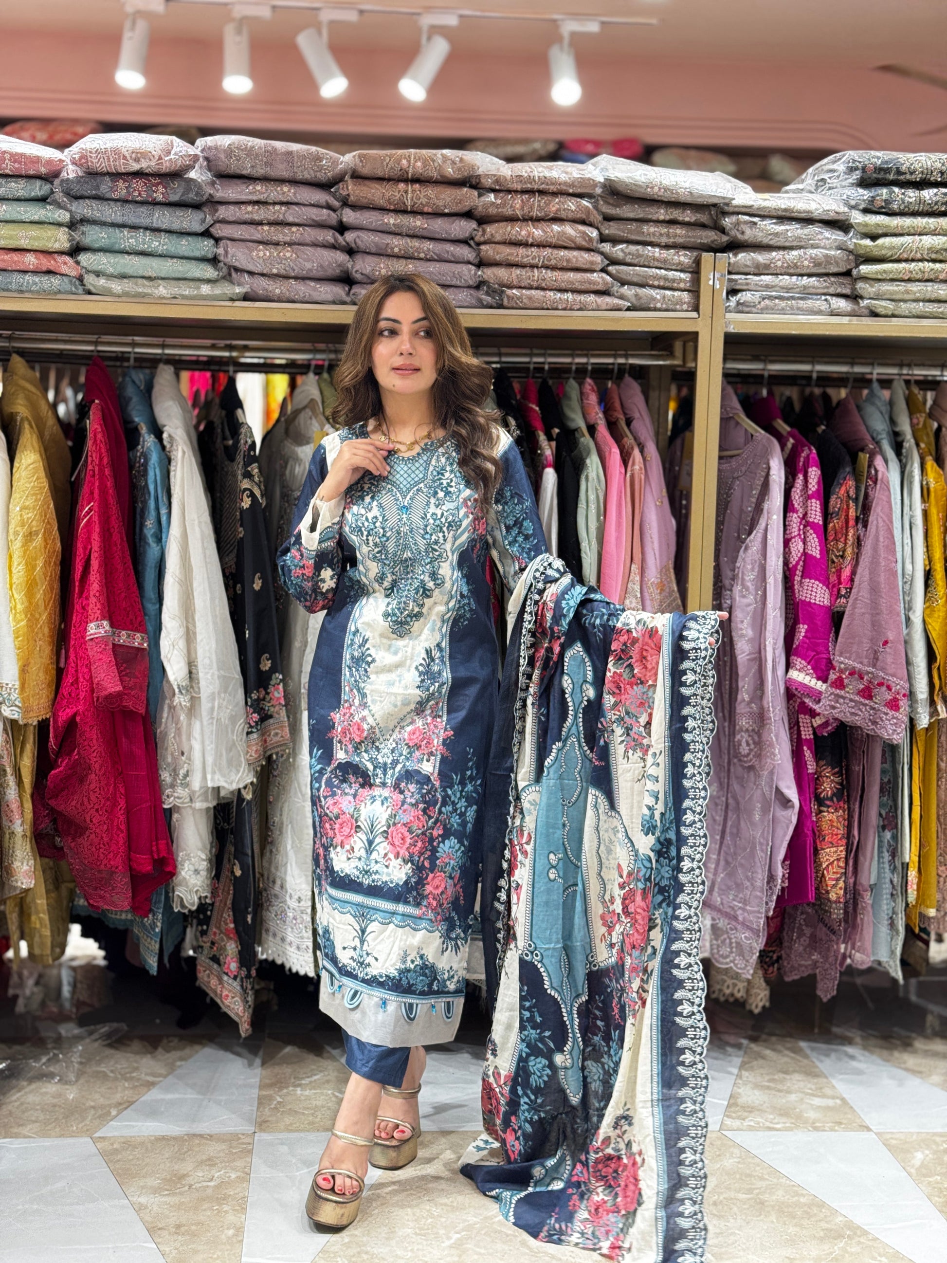 Zoya noor suit - Pakistani lawn cotton