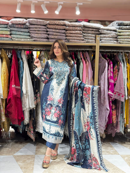 Zoya noor suit - Pakistani lawn cotton
