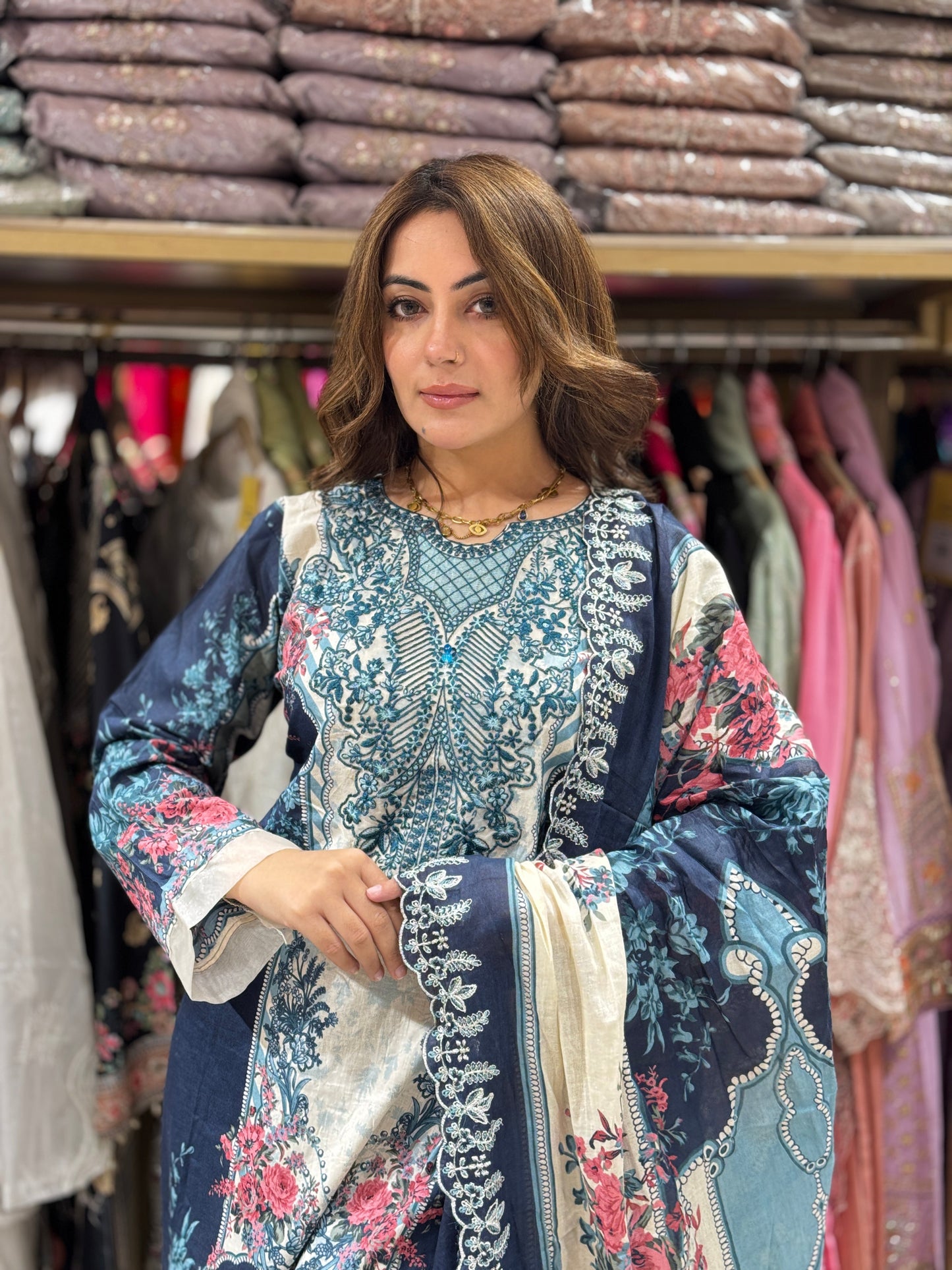 Zoya noor suit - Pakistani lawn cotton