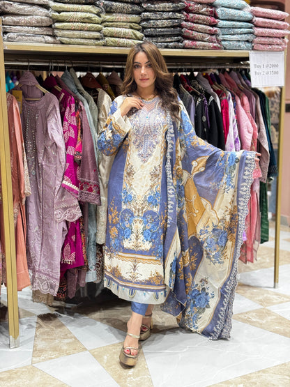 Meherbaan suit - Pakistani lawn cotton