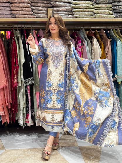 Meherbaan suit - Pakistani lawn cotton