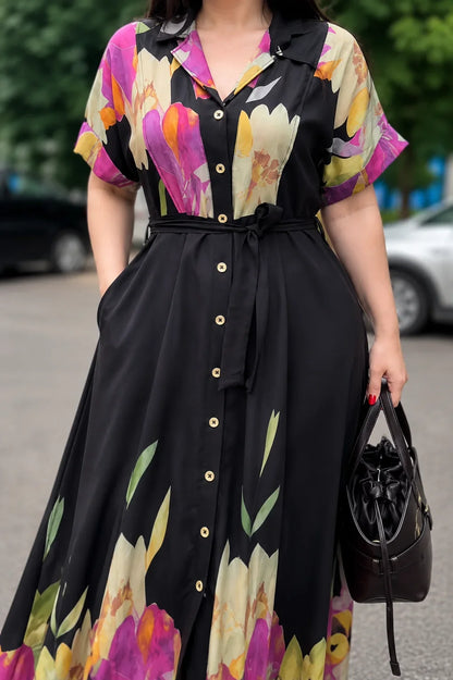Flora Luxe Imported Rayon Maxi Dress