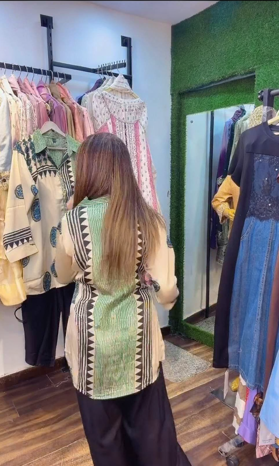 Print Co-Ord Set in Pure Cotton Crape