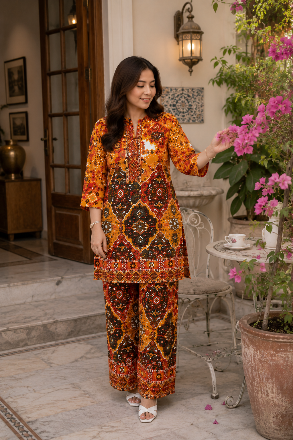 Premium Ethnic Printed Kurta Pant Set