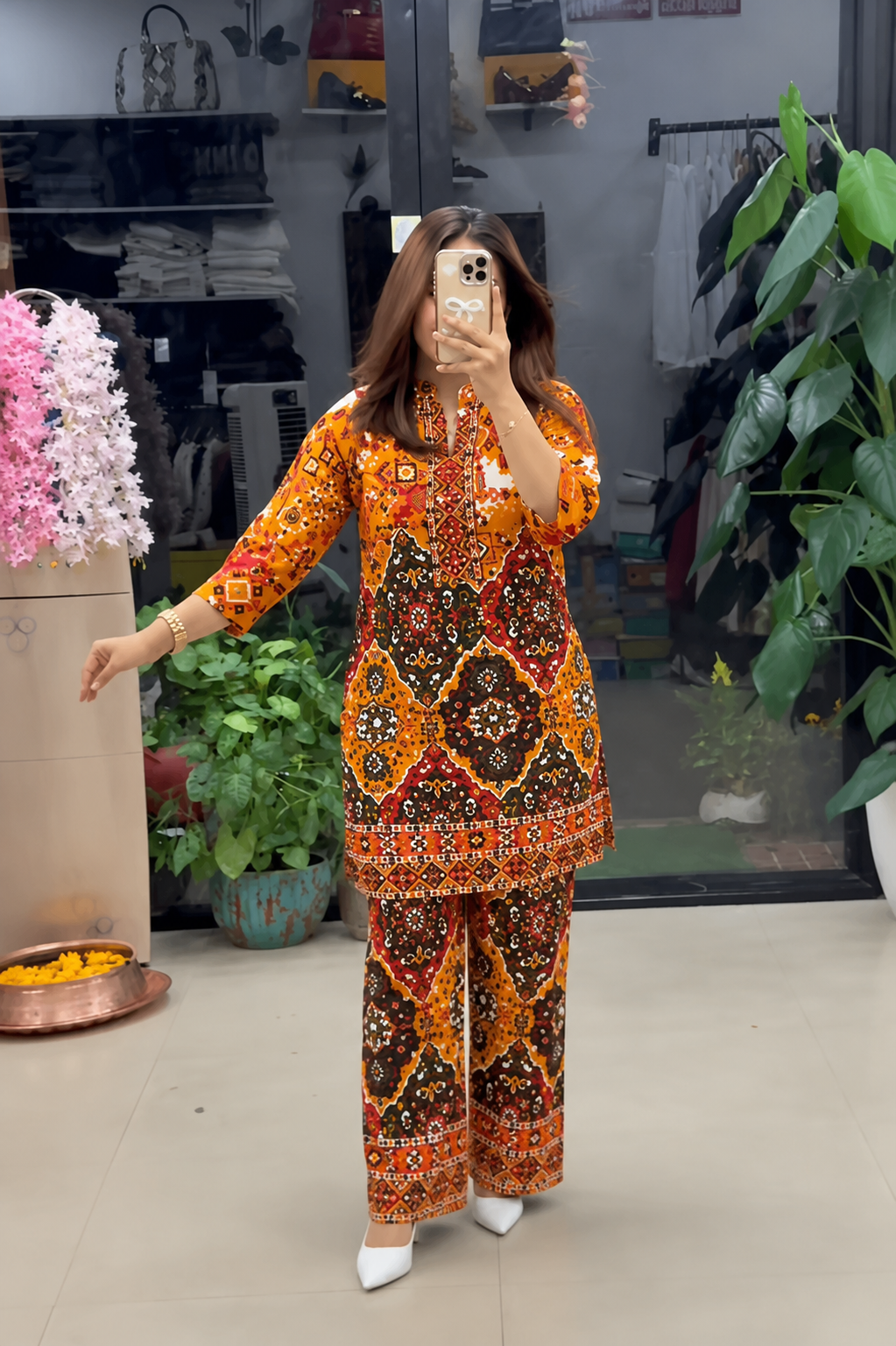 Premium Ethnic Printed Kurta Pant Set