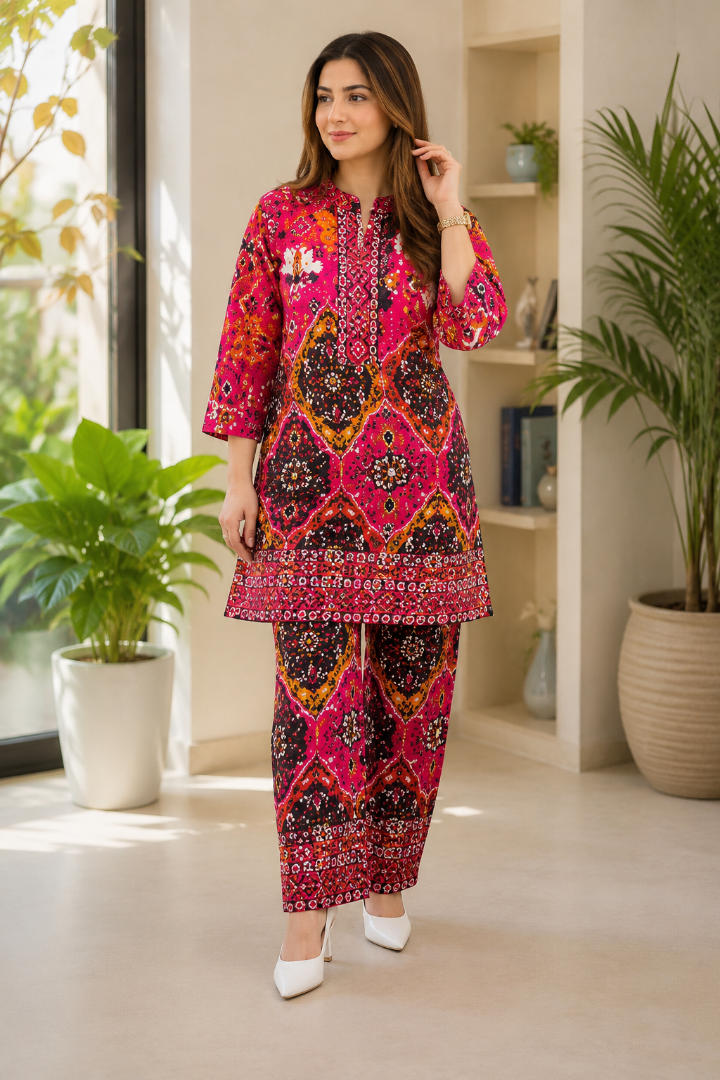 Premium Ethnic Printed Kurta Pant Set