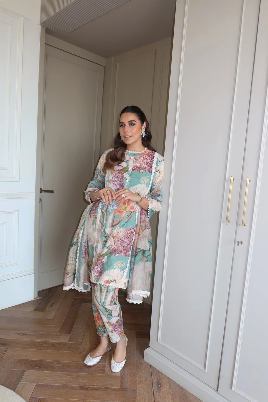 Mint Petal Ensemble kurta set