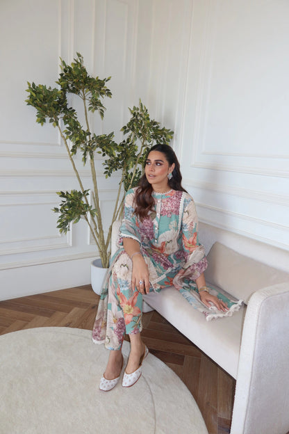 Mint Petal Ensemble kurta set