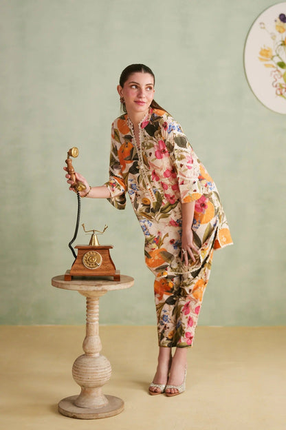 Royal Petal Ensemble summer kurta set