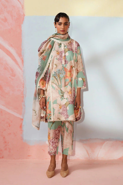 Mint Petal Ensemble kurta set