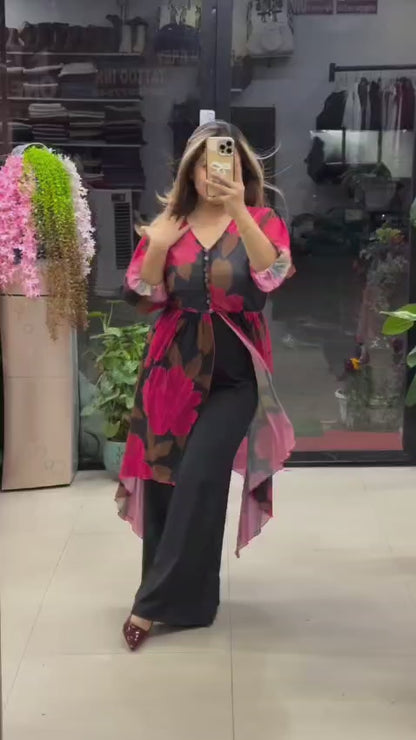 Printed Top Pant Set for Summer Collection